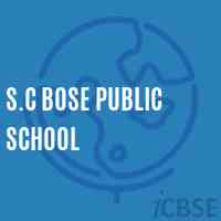 S.C Bose Public School Logo