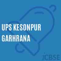 Ups Kesonpur Garhrana Middle School Logo