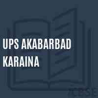 Ups Akabarbad Karaina Middle School Logo