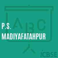 P.S. Madiyafatahpur Primary School Logo