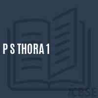 P S Thora 1 Primary School Logo