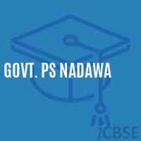 Govt. Ps Nadawa Primary School Logo