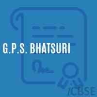 G.P.S. Bhatsuri Primary School Logo