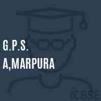 G.P.S. A,Marpura Primary School Logo