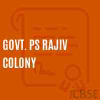 Govt. Ps Rajiv Colony Primary School Logo