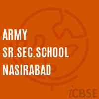 Army Sr.Sec.School Nasirabad Logo