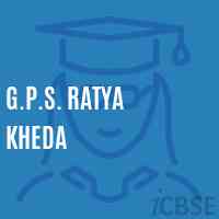 G.P.S. Ratya Kheda Primary School Logo