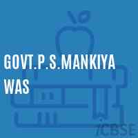 Govt.P.S.Mankiyawas Primary School Logo