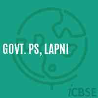 Govt. Ps, Lapni Primary School Logo