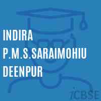 Indira P.M.S.Saraimohiudeenpur Middle School Logo