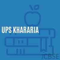 Ups Khararia Middle School Logo