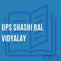 Ups Shashi Bal Vidyalay Middle School Logo