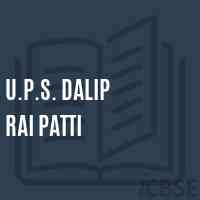 U.P.S. Dalip Rai Patti Middle School Logo