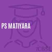 Ps Matiyara Primary School Logo