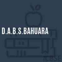 D.A.B.S.Bahuara Primary School Logo