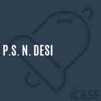 P.S. N. Desi Primary School Logo