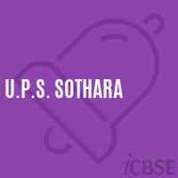 U.P.S. Sothara Middle School Logo