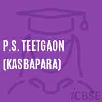 P.S. Teetgaon (Kasbapara) Primary School Logo
