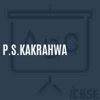 P.S.Kakrahwa Primary School Logo