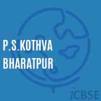 P.S.Kothva Bharatpur Primary School Logo