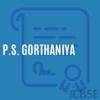 P.S. Gorthaniya Primary School Logo