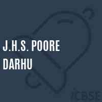 J.H.S. Poore Darhu Middle School Logo