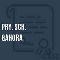 Pry. Sch. Gahora Primary School Logo