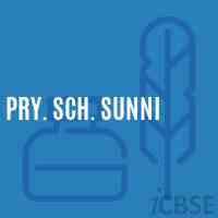 Pry. Sch. Sunni Primary School Logo