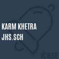 Karm Khetra Jhs.Sch School Logo