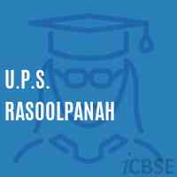 U.P.S. Rasoolpanah Middle School Logo