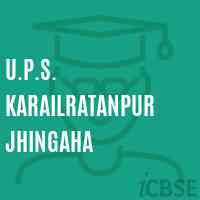 U.P.S. Karailratanpur Jhingaha Middle School Logo
