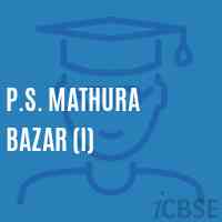 P.S. Mathura Bazar (I) Primary School Logo