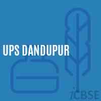 Ups Dandupur Middle School Logo