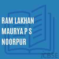 Ram Lakhan Maurya P S Noorpur Primary School Logo