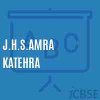 J.H.S.Amra Katehra Middle School Logo
