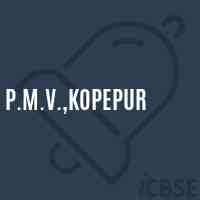 P.M.V.,Kopepur Middle School Logo