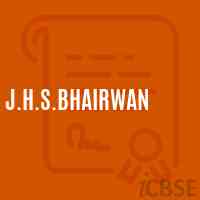 J.H.S.Bhairwan Middle School Logo