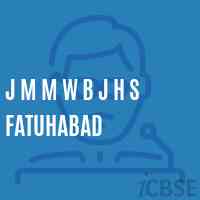 J M M W B J H S Fatuhabad Middle School Logo