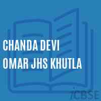 Chanda Devi Omar Jhs Khutla Middle School Logo