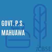 Govt. P.S. Mahuawa Primary School Logo