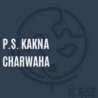 P.S. Kakna Charwaha Primary School Logo