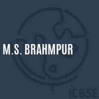 M.S. Brahmpur Middle School Logo