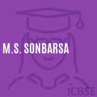 M.S. Sonbarsa Middle School Logo