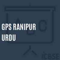 Gps Ranipur Urdu Primary School Logo