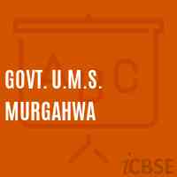 Govt. U.M.S. Murgahwa Middle School Logo