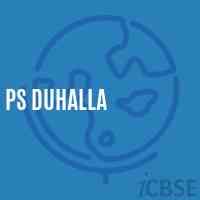 Ps Duhalla Primary School Logo