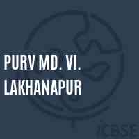 Purv Md. Vi. Lakhanapur Middle School Logo