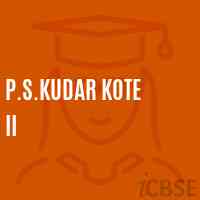 P.S.Kudar Kote Ii Primary School Logo