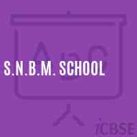 S.N.B.M. School Logo