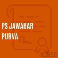Ps Jawahar Purva Primary School Logo